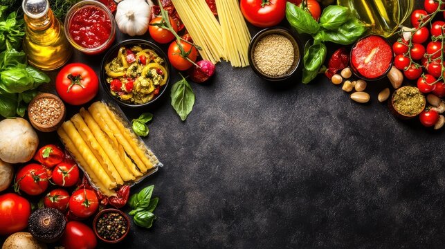 A delectable array of gourmet dishes showcasing culinary diversity and artistic presentation for cooking class promotion