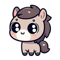 Fototapeta premium Cute baby Pony