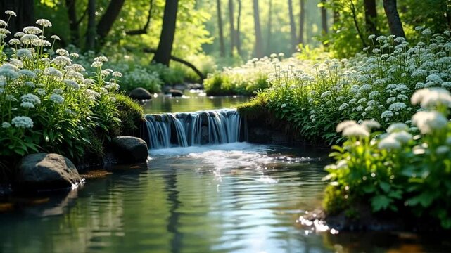 Calming Nature Sounds: Soft Flowing Rivers in a Peaceful Setting