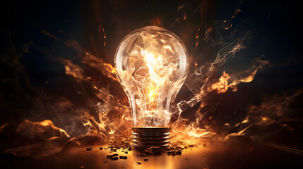 A highly detailed and futuristic depiction of a glowing digital interface, radiating advanced technology and innovation.