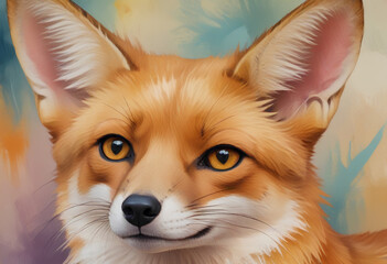 Fototapeta premium red fox portrait
