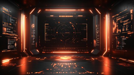 Futuristic Control Room