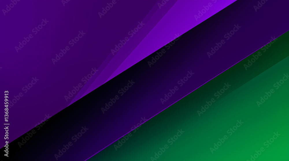 Poster A smooth diagonal gradient background with a blend of green and violet purple, creating a calming aesthetic.

