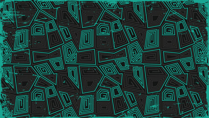 Grunge abstract graffiti geometric elements style background