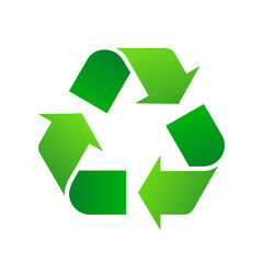 Recycling logo, symbol of recycle item - Recyclable product label