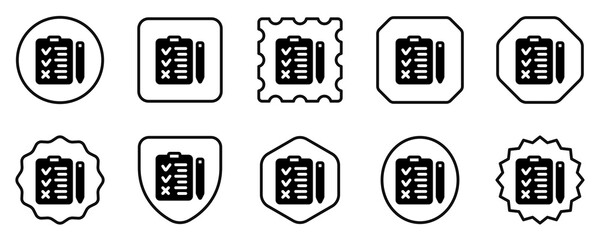 Editable task, checklist vector icon. Part of a big icon set family. Perfect for web and app interfaces, presentations, infographics, etc