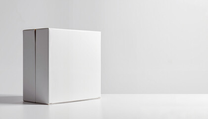 Delivery Box Mockup - clean and simple packaging against a light background  