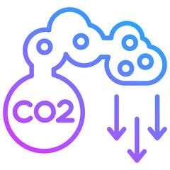 Energy and Natural Resources  Icon Symbol Outline Gradient