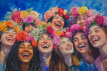 Floral Festival Joy, Flower crowns