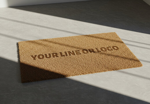 Door Mat Mockup