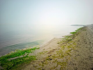 beach in the morning