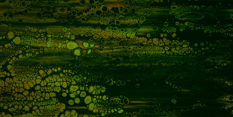 Ink Symphony: Embracing the Mystical Aura of Liquid Art in Oil