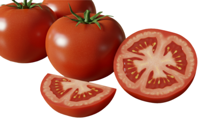 Fresh sliced tomatoes