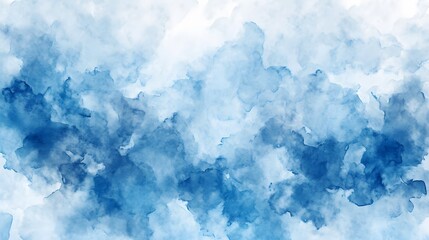 Professional Blue Abstract Watercolor Backdrop for Graphic Design Projects