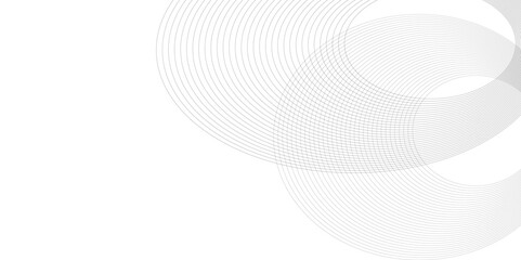 Vector Circle Stroke with Minimalist Abstract Design and Clean Lines
