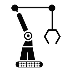 Industrial Robot Icon