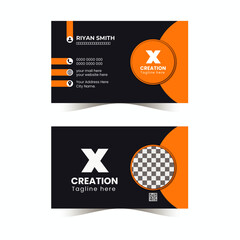 Clean & professional business card template, Business card design template, Stylish visiting card, business card template.