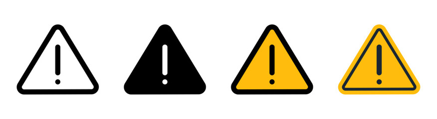 Modern alert icon with simple and elegant design. Ideal for security, alert and notification related apps.