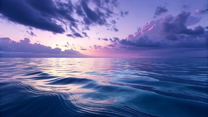 sunset over the ocean