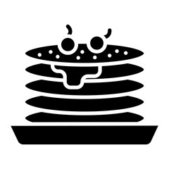 Pancake Stack Icon