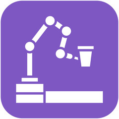 Robot Barista Icon