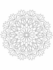 flower and mandala new design