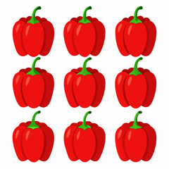 set of vegetables