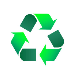 Recycling logo, symbol of recycle item - Recyclable product label