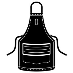 Apron Silhouette Vector