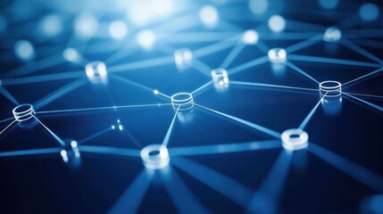 Global network connection, data exchange, digital technology background, website banner