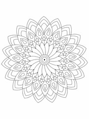 flower and mandala new design