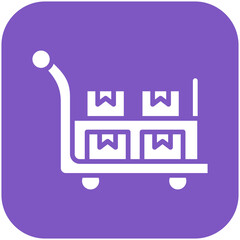 Warehouse Trolley Icon