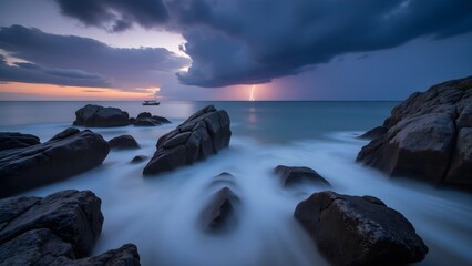 The thrilling night of storm