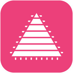 Fototapeta premium Basic Pyramid Icon