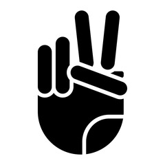 Fototapeta premium Victory Pose Icon