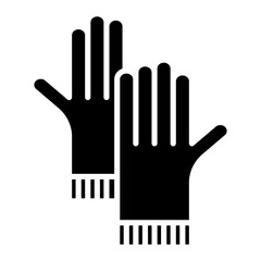 Obraz premium Protective Gloves Icon