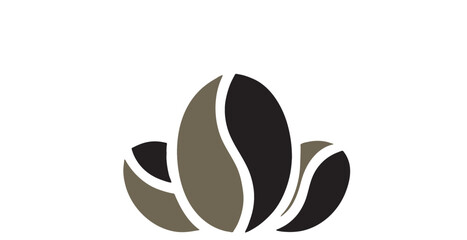 Coffee bean vector