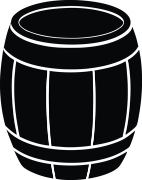 recommend clip art: Barrel black simple  silhouette  vector,Barrel clipart