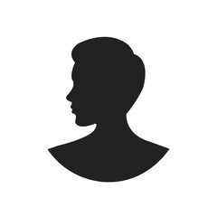 Minimalist Silhouette Avatar Set for Profile Icons and Design