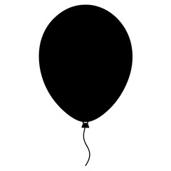 Balloon Silhouette Vector