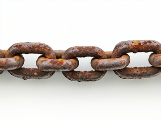 Fototapeta premium old rusty chain
