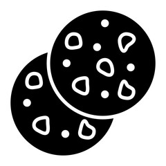 Chocolate Chip Cookie Icon