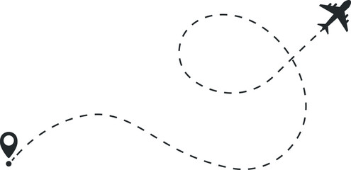 Flight Route Illustration © Saji