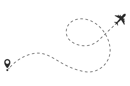 Flight Route Illustration