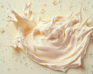 Creamy splash of smooth texture and delight.