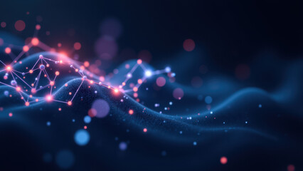 Fototapeta premium NAD supplement with flowing energy particles.