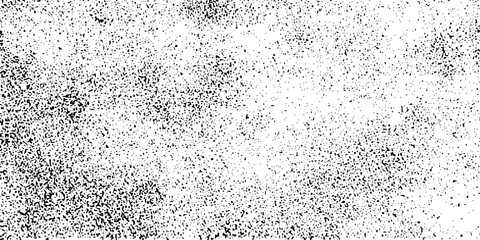 Distressed black texture. Dark grainy texture on white background. Rusted white effect. Grunge design elements. Vector illustration.