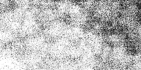 Distressed black texture. Dark grainy texture on white background. Rusted white effect. Grunge design elements. Vector illustration.