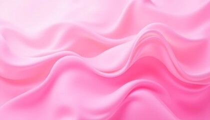 Fototapeta premium Soft wisps of pink paint overlap and blend together, creating a mesmerizing abstract composition that exudes a sense of brightness and vibrancy