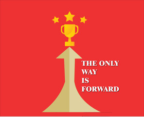 The only way is forward